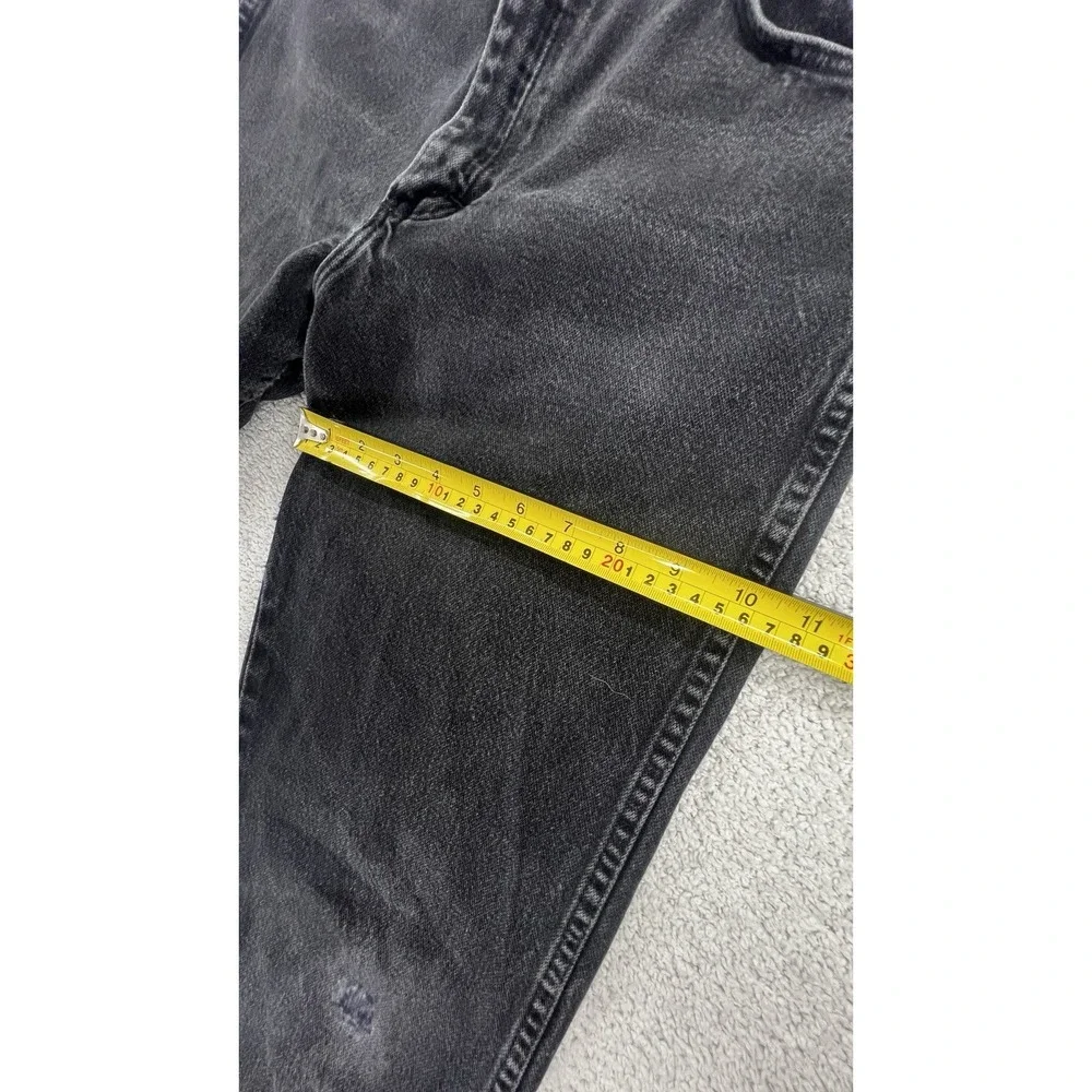 Wrangler Jeans Mens 30x32 Cowboy Cut High Rise Faded Black Cotton Tag 31x34 Y2K
